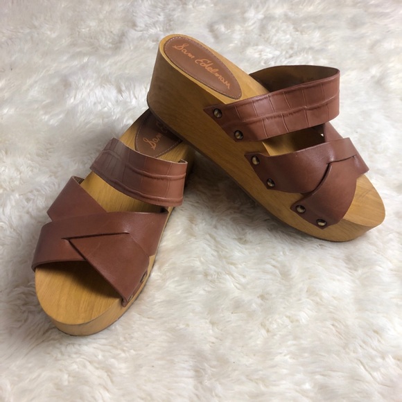 Sam Edelman Shoes - Sam Edelman Wooden Platform Sandals